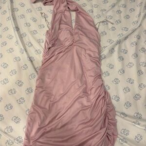 Streetwear Society Light Pink Satin Dress
